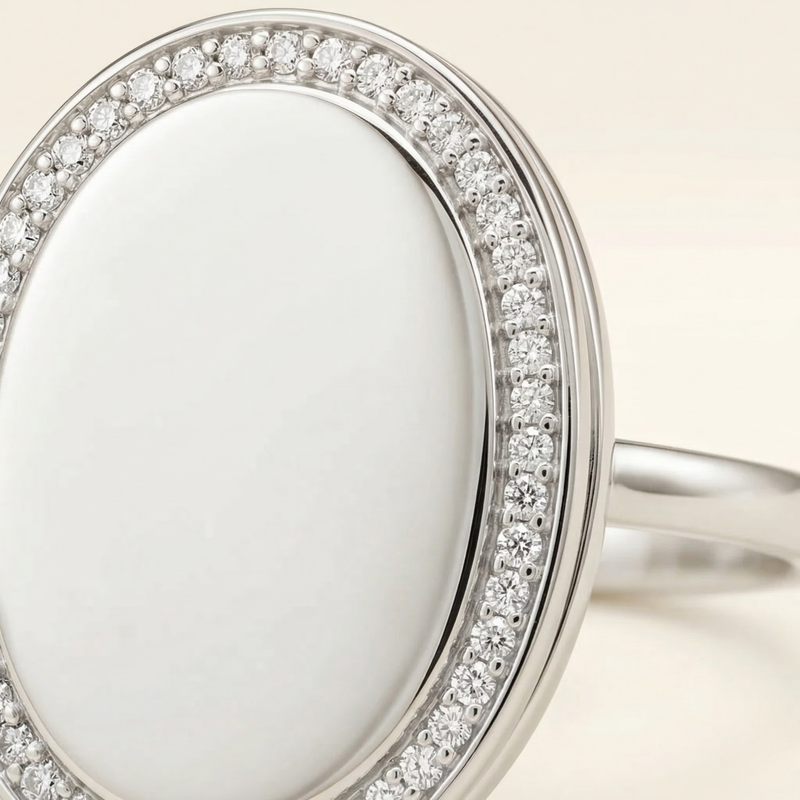 NAMESITE™ Oval Keepsake Ring